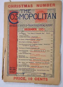 Dez 1901 COSMOPOLITAN Magazin~WEIHNACHTEN~Brett Harte~OPERA in USA~Carmen Sylva AD - Bild 1 von 12
