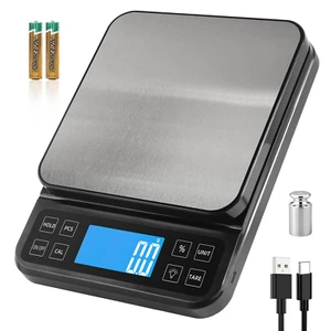Bilancia Da Cucina Di Grande Dimensione, Alta Precisione Di 0.1G, Capacità Di 5K - Foto 1 di 12