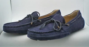 SEBAGO SCARPE MOCASSINO MOCASSINO UOMO KEDGE TIE SLIP ON, NABUK NAVY TAGLIA 12M NUOVE CON ETICHETTE - Foto 1 di 9