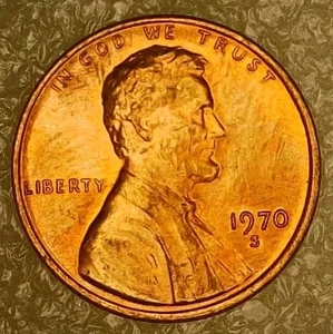 💥 MINT ERROR! 1970-S LINCOLN CENT W/ DIE CLASH, DDO, DDR , RPM & FLOATING ROOF - Picture 1 of 11