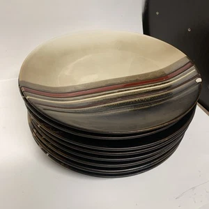 Better Homes & Gardens Rockport Dinner Plates 10¾ Discontinued 8 Total 1 Chipped - Picture 1 of 3