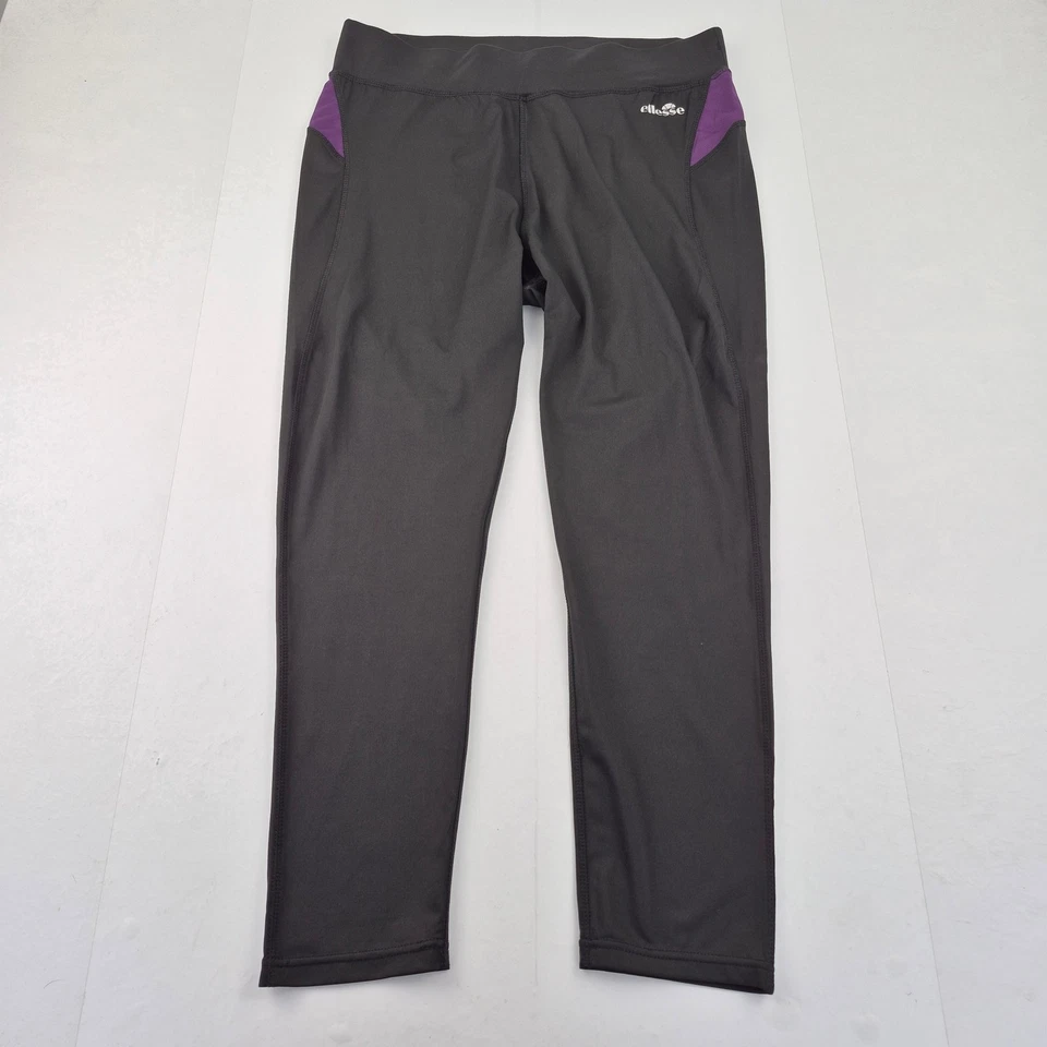 ELLESSE Leggings 18 Negro Mujer Poliéster Elástico Ropa Deportiva - Imagen 1 de 4