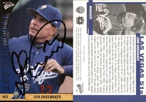 John Shoemaker Signed 2003 MultiAd Las Vegas 51s RC Card *Autograph Den* Auto AU - Picture 1 of 1