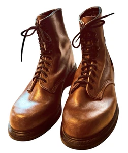 RED WING 953 HOMBRE MARRÓN CUERO ZAPATOS BOTAS SUPERSUELA 8" PUNTA SUAVE 13 E3 - Imagen 1 de 12