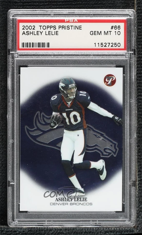 2002 Topps Pristine Ashley Lelie #66 PSA 10 GEM MT Rookie RC - Image 1 of 2