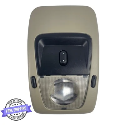 2002-2005 Ford Explorer Roof Overhead Console Dome Map Light Lamp Grey OEM - Image 1 of 4