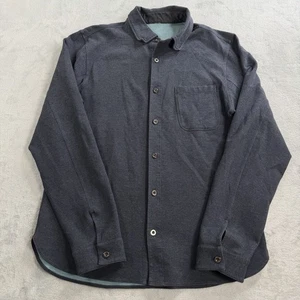 Lululemon Hemd Herren Medium Commission grau Stretch Knopfleiste Double Face Over - Bild 1 von 9