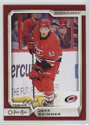 2018-19 O-Pee-Chee Red Jeff Skinner #18 - Image 1 of 2