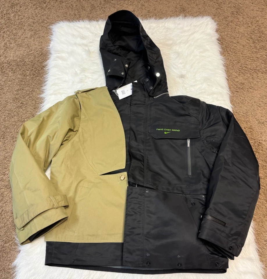 Nike X Feng Chen Wang Pro Transform Black Men's Size Small Jacket DV3999-068 - Image 1 of 4