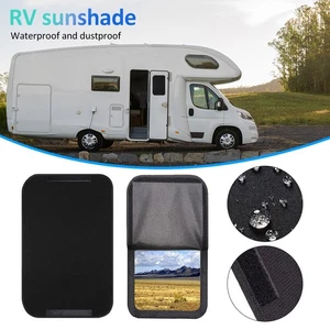 1PC 16X25 RV Door Window Sun Shade Cover Blackout for Camper Trailer Privacy US - Foto 1 di 19
