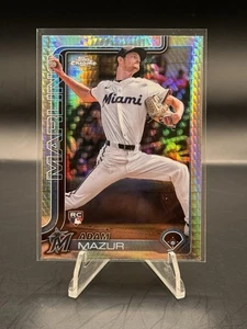 2025 Topps cromo - Adam Mazur #157 refractor de prisma (RC) - Imagen 1 de 2
