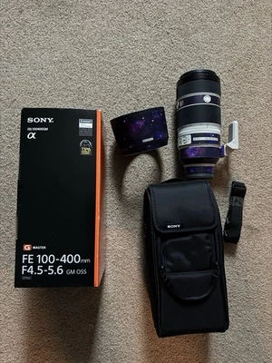 Lente Sony G-Series FE 100-400mm f/4.5-5.6 GM OSS - Branca (SEL100400GM) - Imagem 1 de 4