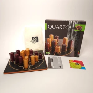 Quarto Wooden Board Game Complete Gigamic 2013 Strategy Quick Game 2 Players - Picture 1 of 11