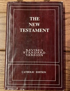 The New Testament- REVISED STANDARD VERSION- Catholic Edition - Hardcover 1965 - Picture 1 of 16