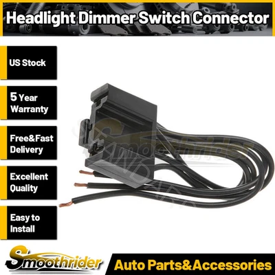 Paquete práctico conector interruptor atenuador de faros para Dodge B350 1981-1987 1988 1989 Foto 1 de 3