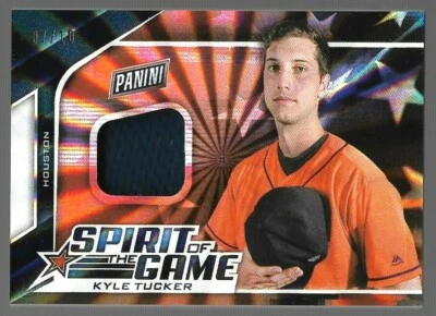 Kyle Tucker 2019 Father's Day Spirit of the Game Rainbow Spokes Jersey #KT /10  - Image 1 of 4