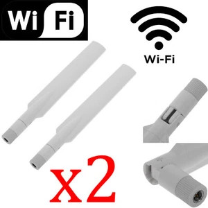 Antenne WiFi 4G GPRS GSM SMA 4.0 dBi double bande 2PCS omnidirectionnelle - Afbeelding 1 van 3