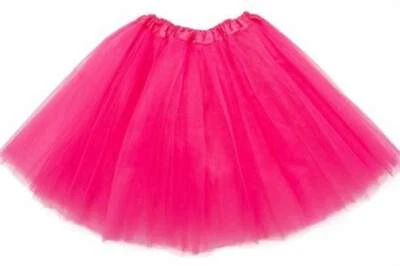 WOMENS ROSE 4-LAYER TULLE COSTUME TUTU.  SATIN WAISTBAND. 23-43" WAIST.  NEW $15 - Image 1 of 2