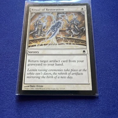 MTG Ritual of Restoration Darksteel 13/165 Regular Common - Image 1 of 2