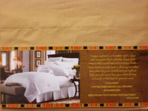 Egyptian Comfort Solid Microfiber Bed Sheet Sets, Gold, Size: Queen - Picture 1 of 1