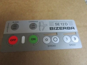 BIZERBA SE12D DECO FOIL ON/OFF AUTOMATIC LABEL NEW STYLE OEM #60386400402 - Picture 1 of 1