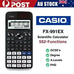 Casio Fx-991ex Classwiz Advanced Engineering Scientific Calculator 552 Functions - Picture 1 of 7