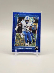 Mira telescópica azul Prizm Jermar Jefferson 2021 Donruss Optic #296 clasificación Rookie - Imagen 1 de 2
