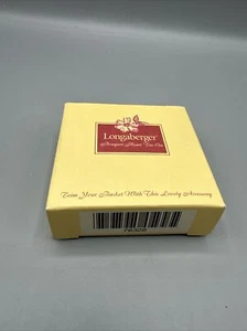 Longaberger Pottery 2001 Bouquet Hearth Cesta 78328 - SOLO EN CAJA - Imagen 1 de 4