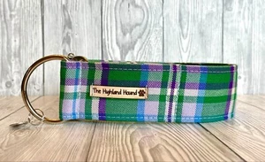 1.5" Isle Of Mull Handmade Fishtail Martingale Dog Collar Greyhound, Whippet - Picture 1 of 7