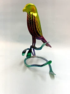 Bird Sculpture made from steel rebar, welded, handmade and painted - Picture 1 of 4