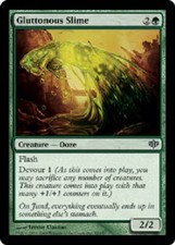 GLUTTONOUS SLIME X4 4 4X Conflux MTG Magic the Gathering Cards DJMagic