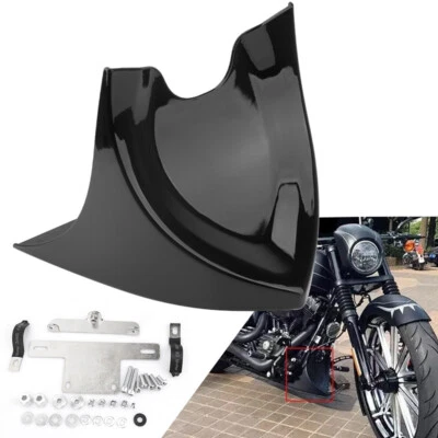 Front Chin Spoiler Fairing Mudguard For Harley Road Glide Dyna Softail Fatboy - Изображение 1 из 4