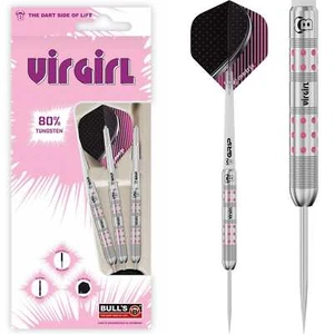 BULL'S Virgirl VR1 Darts - Steel Tip - 80% Tungsten - Dot Grip - 21g - Bild 1 von 3
