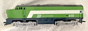 HO scale Tyco Burlington Northern  #415 Shark Nose Diesel Locomotive Not Run - Picture 1 of 6