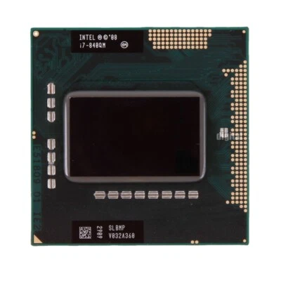 Intel Core i7 840QM CPU 1.86 GHz 8M Quad-Core SLBMP Socket G1 PGA998 Processor - Image 1 of 2