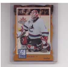 SEAN BURKE 1997-98 DONRUSS ELITE HOCKEY STATUS GOLD DIE-CUT PARALLEL SP/100 #39