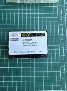 Kowa LM6JC 6mm C-Mount Lens f1.4, boxed and unused condition! - Picture 1 of 1