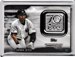 2021 Topps Series 1 Derek Jeter #70LP-DJ 70th Commemorative Patch Yankees - Picture 1 of 2