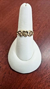 Vintage 10K Coleman Co. Black Hills Gold Ring, stp 10K & CCO, sz 8.75 -Free Ship - Picture 1 of 9