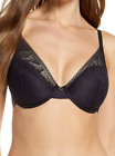 CHANTELLE black bra size 36D Paris Erika C18D10 soutien-gorge noir taille 95D