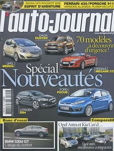 L'AUTO JOURNAL n°792 17/12/2009 DS 4 MEGANE CC FOCUS MERIVA BMW 530 D GT - Bild 1 von 1