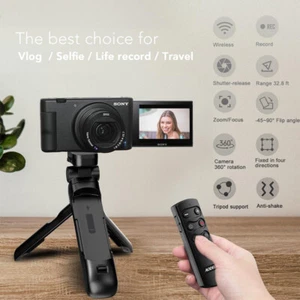 Wireless Shooting Grip Tripod Remote Control for Sony ZV-E10 ZV-1 A6700 A9III A1 - Picture 1 of 9