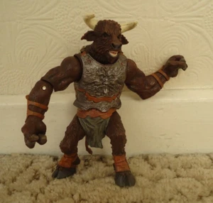 Chronicles Of Narnia Minotaur 6" Figure 2005 Articulated Spinning Punch (2) - Picture 1 of 3