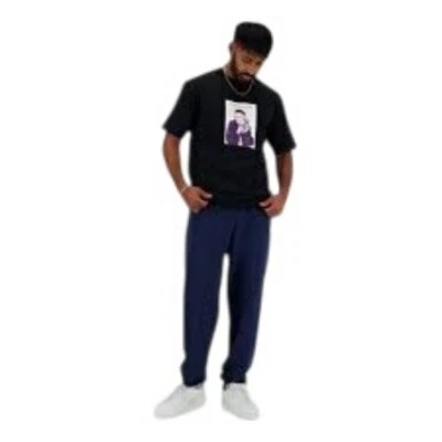 Camiseta New Balance Never Age para hombre SS Crew negra talla M ¡NUEVA CON ETIQUETAS! Foto 1 de 4