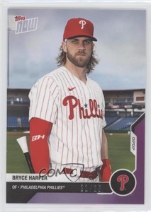 2020 Topps Now Road to Opening Day Purple /25 Bryce Harper #OD-271