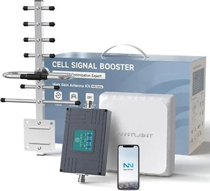 5G 4G 700/850MHz AT&T Verizon Cell Phone Signal Booster Band 12/13/17/5 Kit APP - Picture 1 of 12