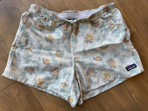 Patagonia Women’s Baggies 5” Shorts Floral Aurea Blooms: Atoll Blue 57058 Size S - Picture 1 of 8