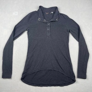 Camisa Merrell Mujer Mediana Azul Indira Tapeta a Presión Henley Pullover Senderismo - Imagen 1 de 11