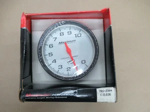 STEWART WARNER 701-2304 114002/ 114002-2 TACHOMETER KIT 5" WHITE FACE 10,000 RPM - Picture 1 of 5