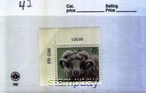 FAROE ISLANDS 1979 #42 RAM MNH ANIMALS 1391-4 - Picture 1 of 1